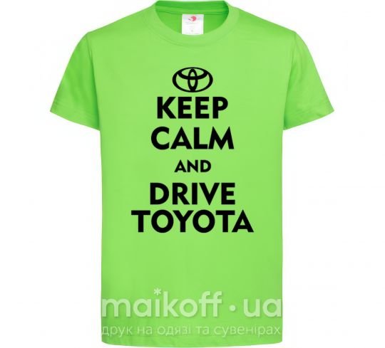 Дитяча футболка Drive Toyota Лаймовий фото