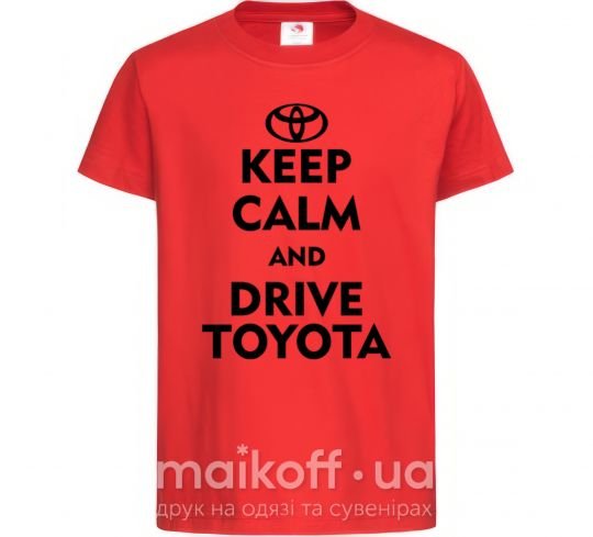 Детская футболка Drive Toyota Красный фото