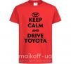 Детская футболка Drive Toyota Красный фото