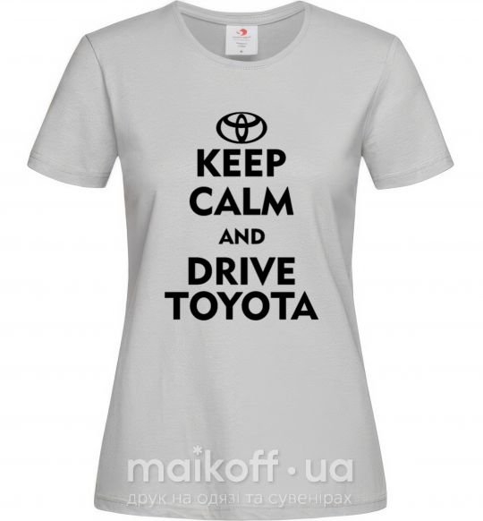 Жіноча футболка Drive Toyota Сірий фото