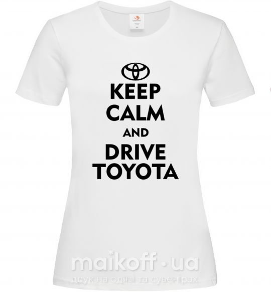 Жіноча футболка Drive Toyota Білий фото