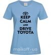 Женская футболка Drive Toyota Голубой фото