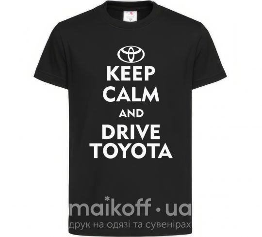Дитяча футболка Drive Toyota Чорний фото