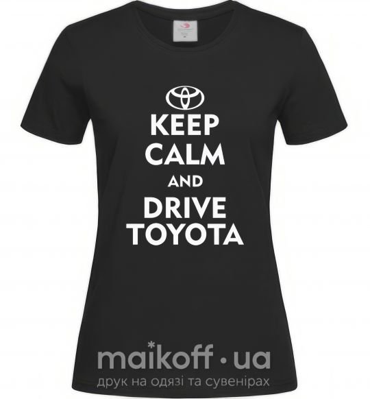 Жіноча футболка Drive Toyota Чорний фото