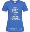 Женская футболка Drive Toyota Ярко-синий фото