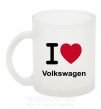Чашка скляна I Love Vollkswagen Фроузен фото