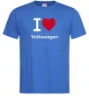 Мужская футболка I Love Vollkswagen Ярко-синий фото