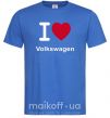 Мужская футболка I Love Vollkswagen Ярко-синий фото