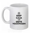 Чашка керамическая Drive Volkswagen Белый фото
