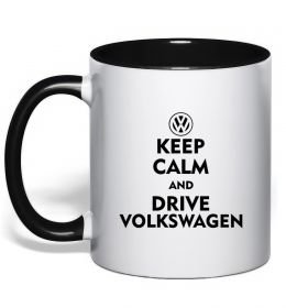 Чашка з кольоровою ручкою Drive Volkswagen Чашка з кольоровою ручкою Drive Volkswagen