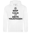 Мужская толстовка (худи) Drive Volkswagen Белый фото