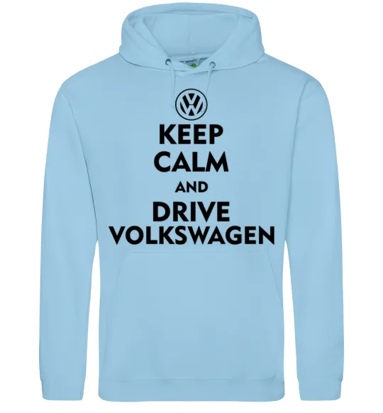 Чоловіча толстовка (худі) Drive Volkswagen Блакитний фото