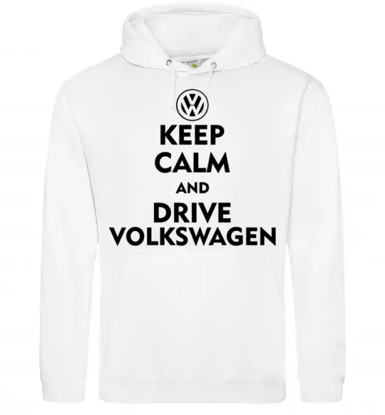 Женская толстовка (худи) Drive Volkswagen Белый фото