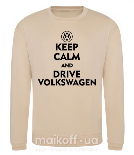 Світшот Drive Volkswagen Пісочний фото