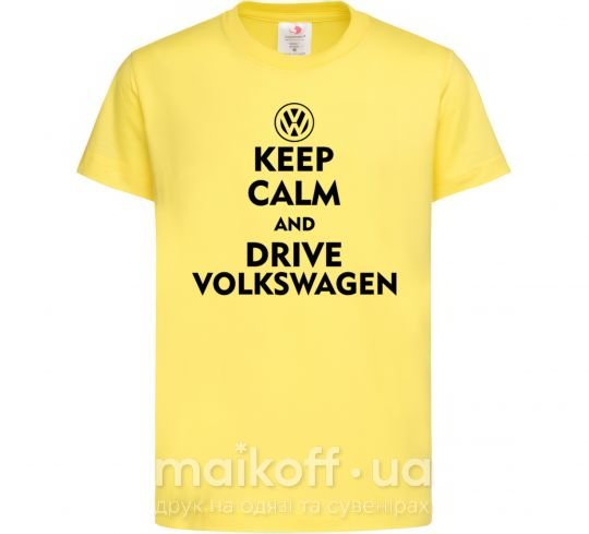 Дитяча футболка Drive Volkswagen Лимонний фото