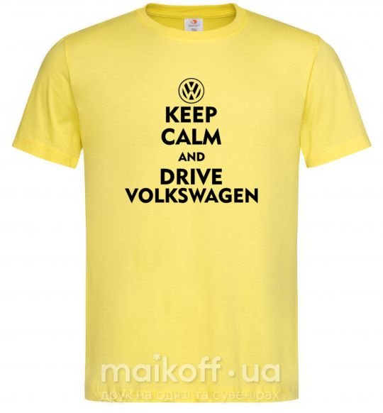 Чоловіча футболка Drive Volkswagen Лимонний фото