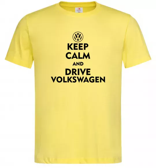Чоловіча футболка Drive Volkswagen Лимонний фото
