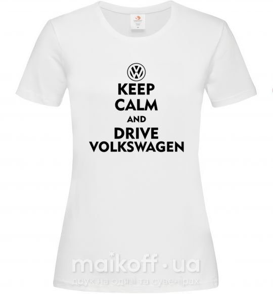 Жіноча футболка Drive Volkswagen Білий фото