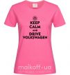 Жіноча футболка Drive Volkswagen Яскраво-рожевий фото