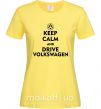Женская футболка Drive Volkswagen Лимонный фото