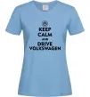 Жіноча футболка Drive Volkswagen Блакитний фото