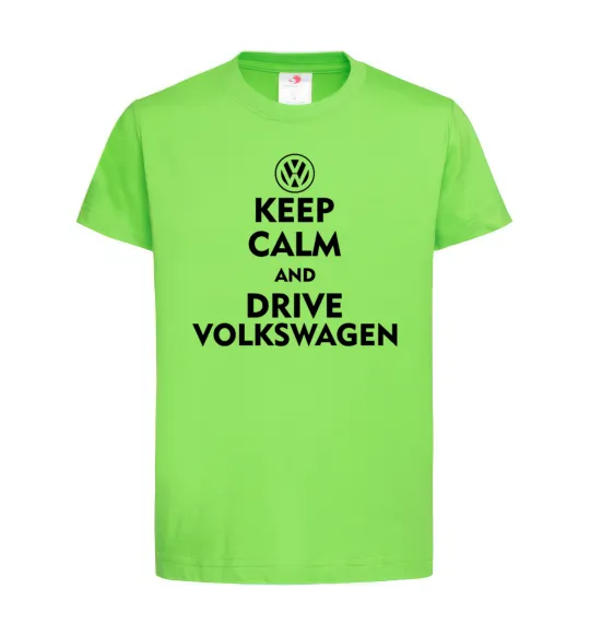 Детская футболка Drive Volkswagen Лаймовый фото