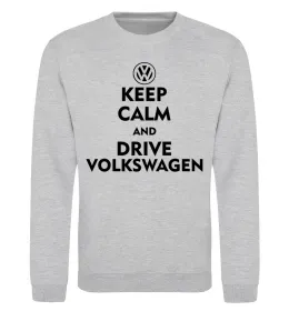 Свитшот Drive Volkswagen Серый меланж фото