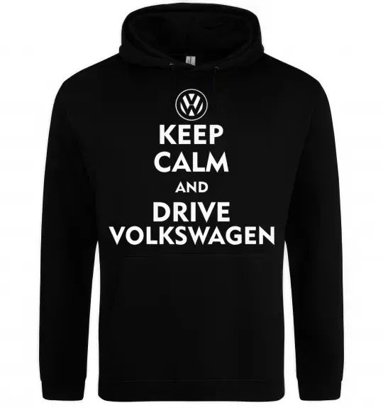 Мужская толстовка (худи) Drive Volkswagen Черный фото