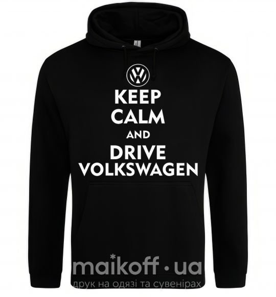 Женская толстовка (худи) Drive Volkswagen Черный фото