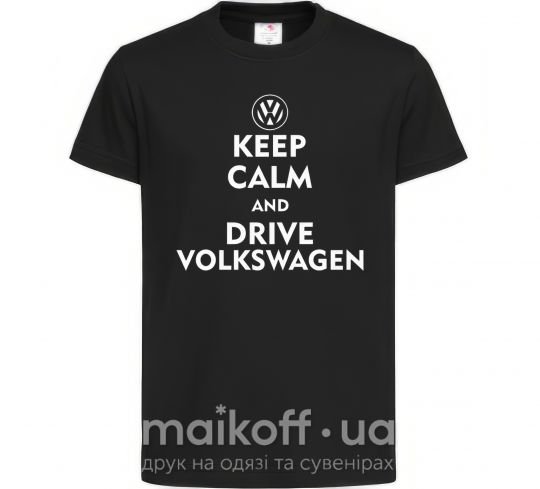 Детская футболка Drive Volkswagen Черный фото