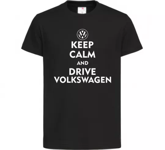 Детская футболка Drive Volkswagen Черный фото
