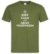 Чоловіча футболка Drive Volkswagen Оливковий фото