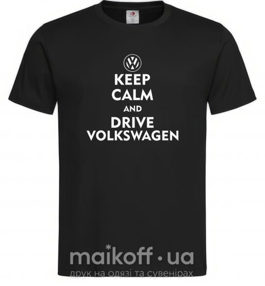 Чоловіча футболка Drive Volkswagen Чорний фото