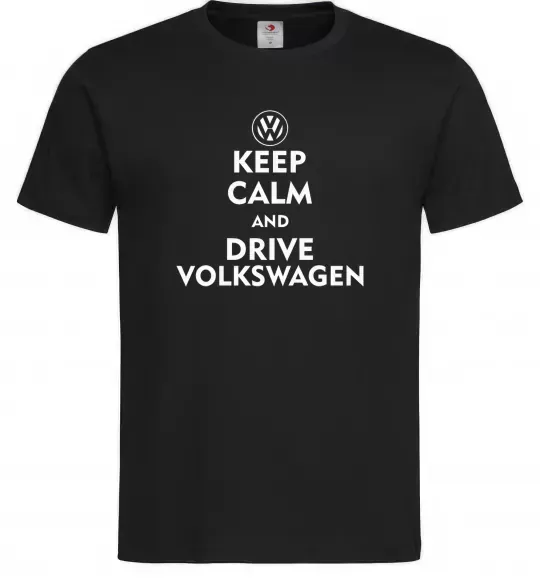 Чоловіча футболка Drive Volkswagen Чорний фото