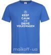 Чоловіча футболка Drive Volkswagen Яскраво-синій фото