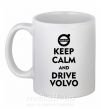 Чашка керамическая Drive Volvo Белый фото