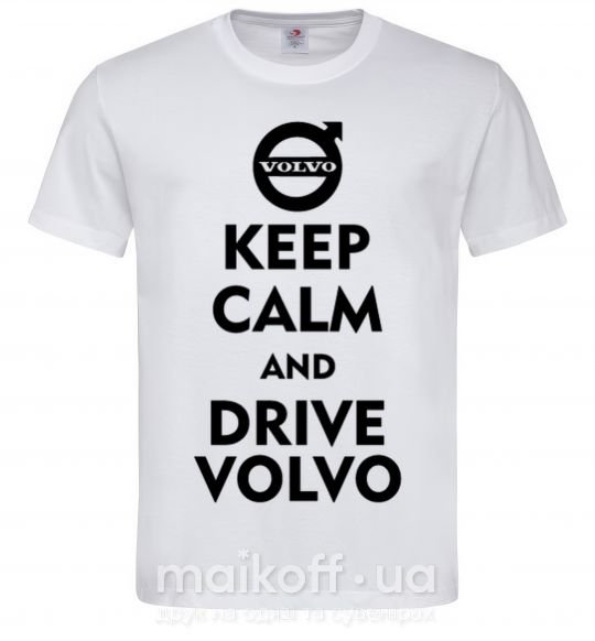 Чоловіча футболка Drive Volvo Білий фото