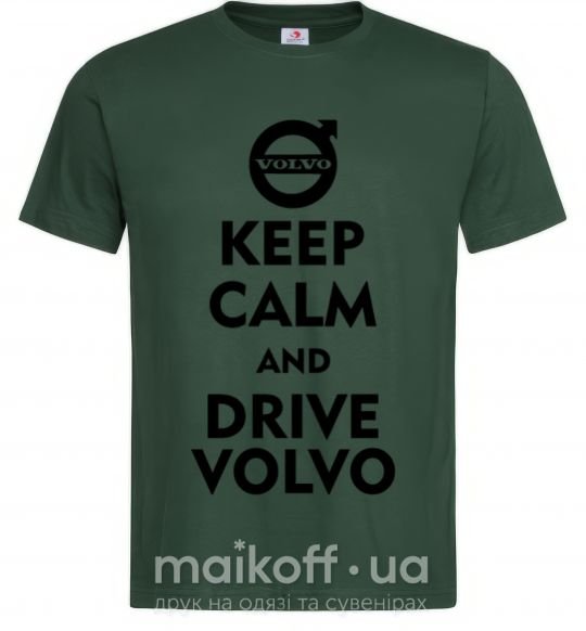Чоловіча футболка Drive Volvo Темно-зелений фото