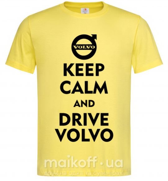Мужская футболка Drive Volvo Лимонный фото