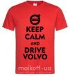 Мужская футболка Drive Volvo Красный фото