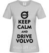 Жіноча футболка Drive Volvo Сірий фото