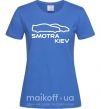 Женская футболка Smotra Kiev Ярко-синий фото