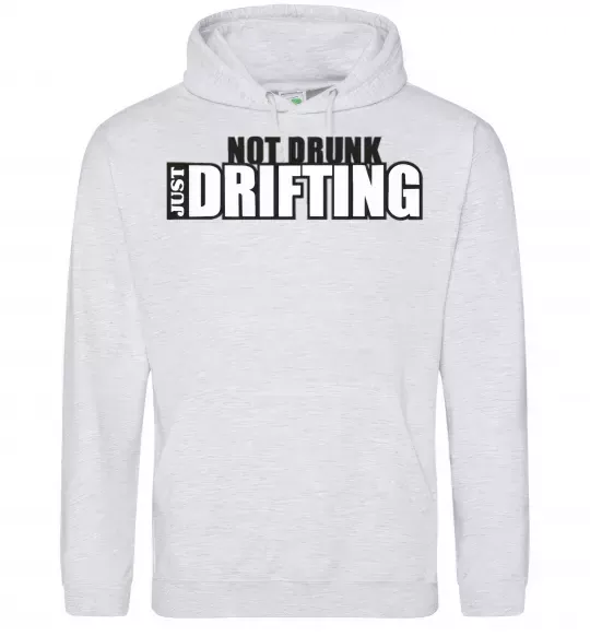 Мужская толстовка (худи) DRIFTING Серый меланж фото