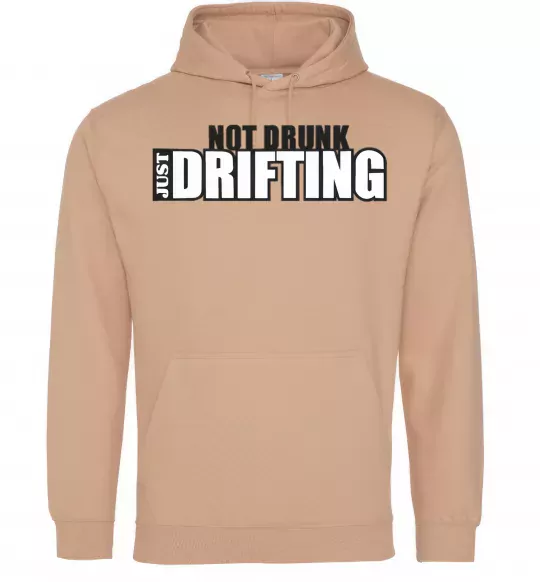 Женская толстовка (худи) DRIFTING Песочный фото