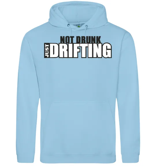 Женская толстовка (худи) DRIFTING Голубой фото