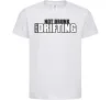 Детская футболка DRIFTING Белый фото
