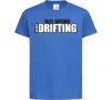Детская футболка DRIFTING Ярко-синий фото