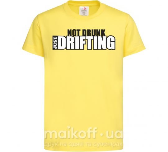 Детская футболка DRIFTING Лимонный фото