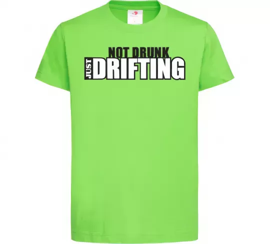 Детская футболка DRIFTING Лаймовый фото
