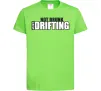 Детская футболка DRIFTING Лаймовый фото